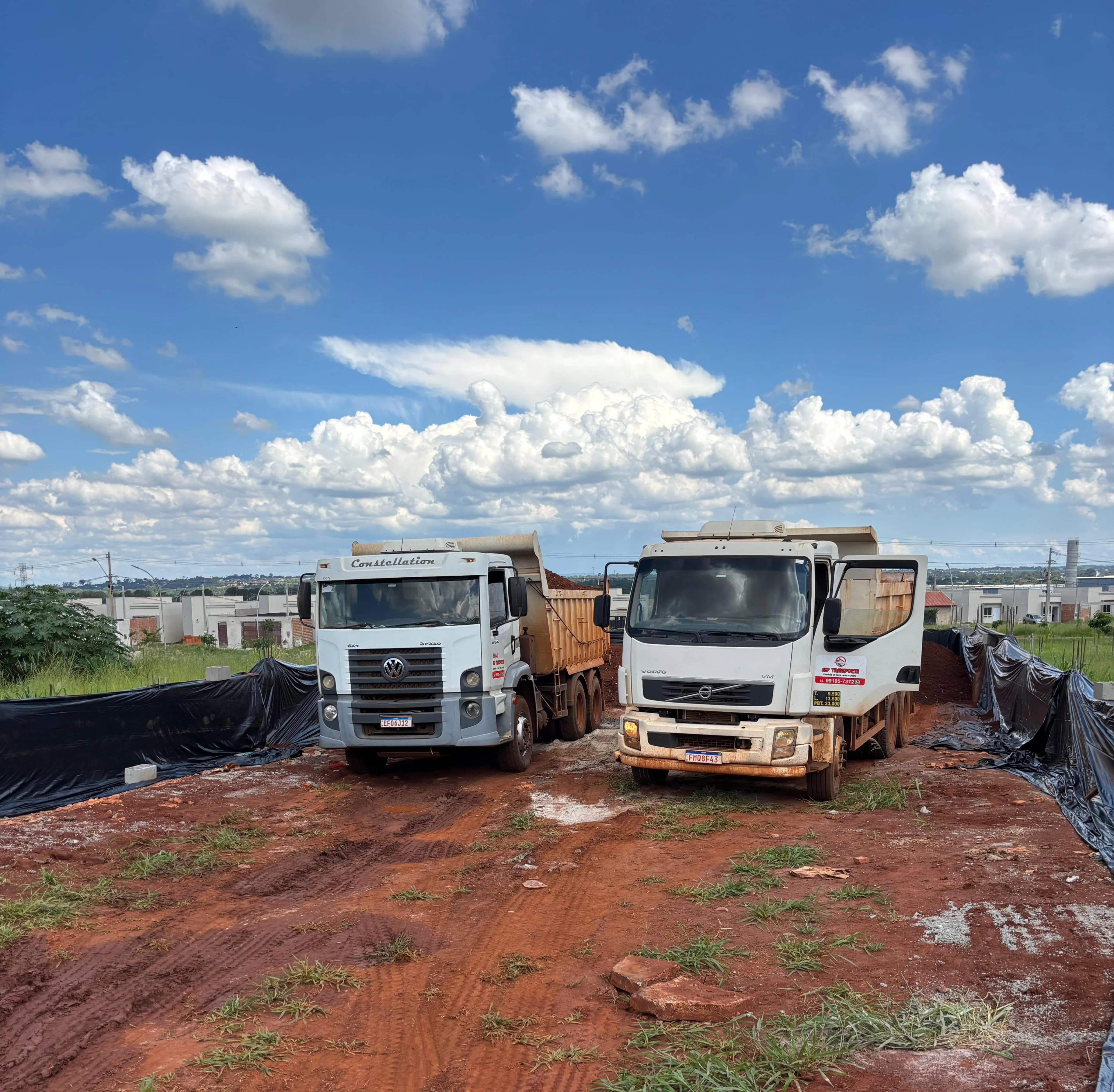 Frota de Caminhões Basculantes